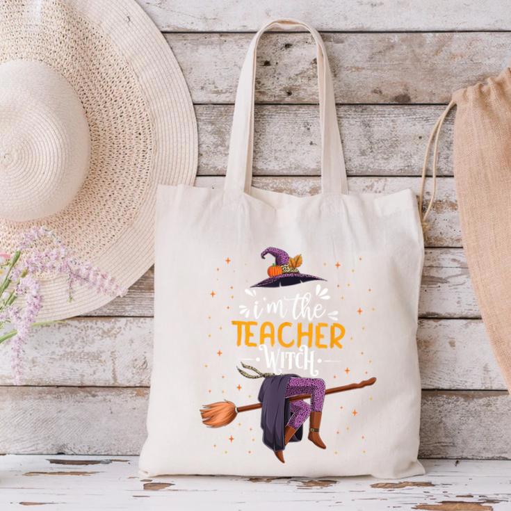 Im The Teacher Witch Halloween Matching Group Costume Canvas Tote Bag, gift for family, gift for coworker