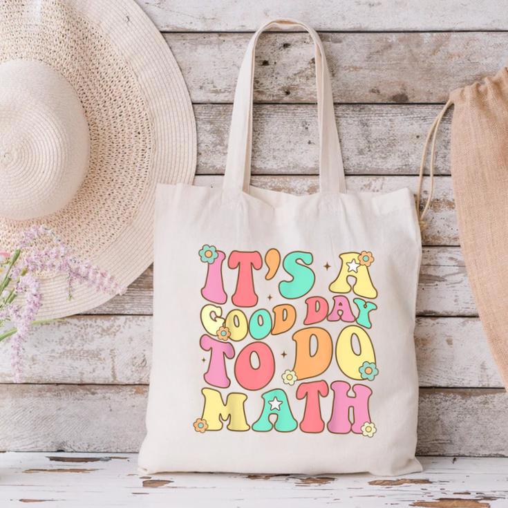 It's A Good Day To Do Math Teachers Women Kids Math Canvas Tote Bag, gift for family, gift for coworker It's A Good Day To Do Math Teachers Women Kids Math Canvas Tote Bag, gift for family, gift for coworker
