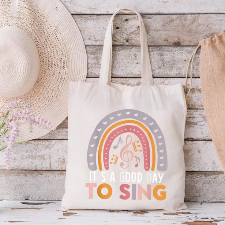 It's A Good Day To Sing Back To School Music Teacher Canvas Tote Bag, gift for family, gift for coworker It's A Good Day To Sing Back To School Music Teacher Canvas Tote Bag, gift for family, gift for coworker