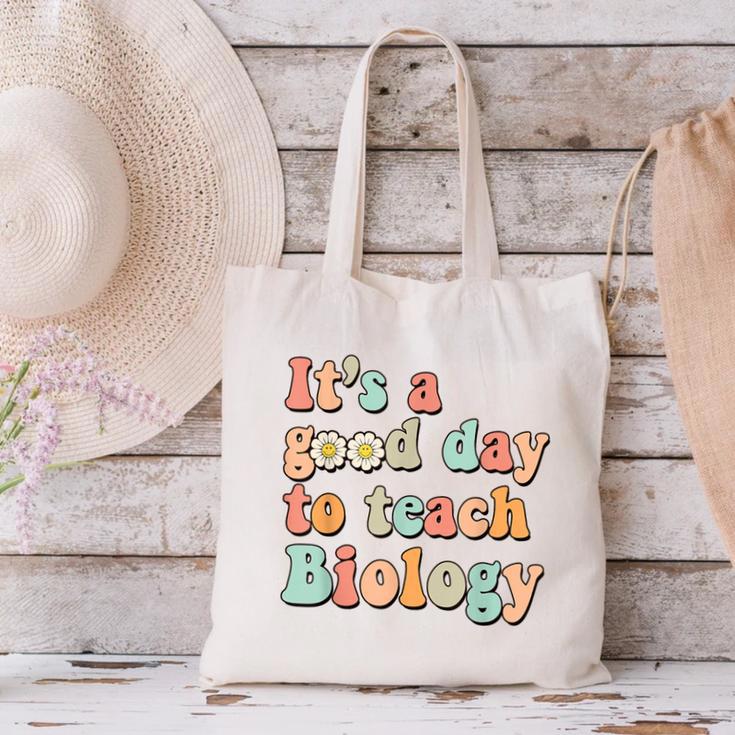 It's A Good Day To Teach Biology Biology Teacher Canvas Tote Bag, gift for family, gift for coworker It's A Good Day To Teach Biology Biology Teacher Canvas Tote Bag, gift for family, gift for coworker