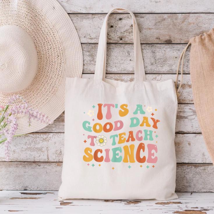 Its A Good Day To Teach Science Earth Science Teacher Canvas Tote Bag, Science Teacher Tote Bags, gift for family, gift for coworker Its A Good Day To Teach Science Earth Science Teacher Canvas Tote Bag, Science Teacher Tote Bags, gift for family, gift for coworker