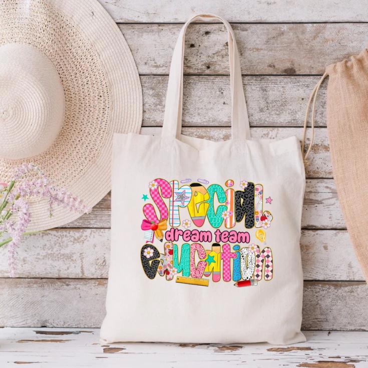 Kids Back To School Teachers Special Education Dream Team Canvas Tote Bag, gift for family, gift for coworker Kids Back To School Teachers Special Education Dream Team Canvas Tote Bag, gift for family, gift for coworker