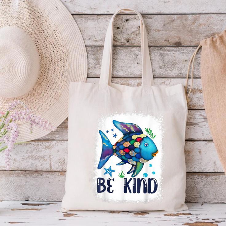 Be Kind Rainbow Fish Teacher Life Back To School Teaching Men Women Canvas Tote Bag, gift for family, gift for coworker Be Kind Rainbow Fish Teacher Life Back To School Teaching Men Women Canvas Tote Bag, gift for family, gift for coworker