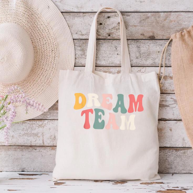 Last Day Of School Back To School Dream Team Teacher Kids Canvas Tote Bag, gift for family, gift for coworker Last Day Of School Back To School Dream Team Teacher Kids Canvas Tote Bag, gift for family, gift for coworker