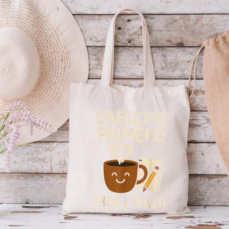 Latina Teacher Bilingual Educator Spanish Heritage Empower Canvas Tote Bag, gift for family, gift for coworker