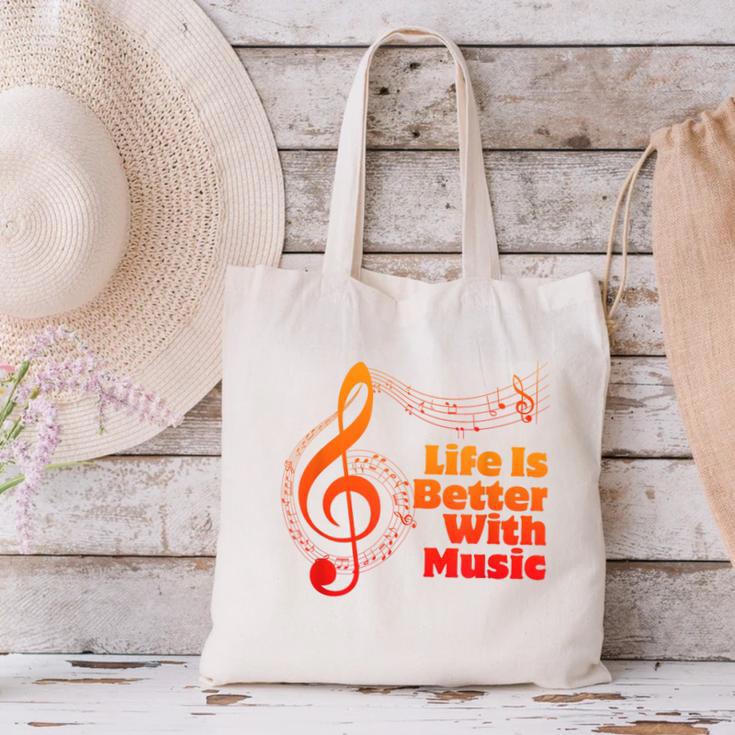 Life Is Better With Music Theory Musician Teacher Notes Clef Canvas Tote Bag, gift for family, gift for coworker Life Is Better With Music Theory Musician Teacher Notes Clef Canvas Tote Bag, gift for family, gift for coworker