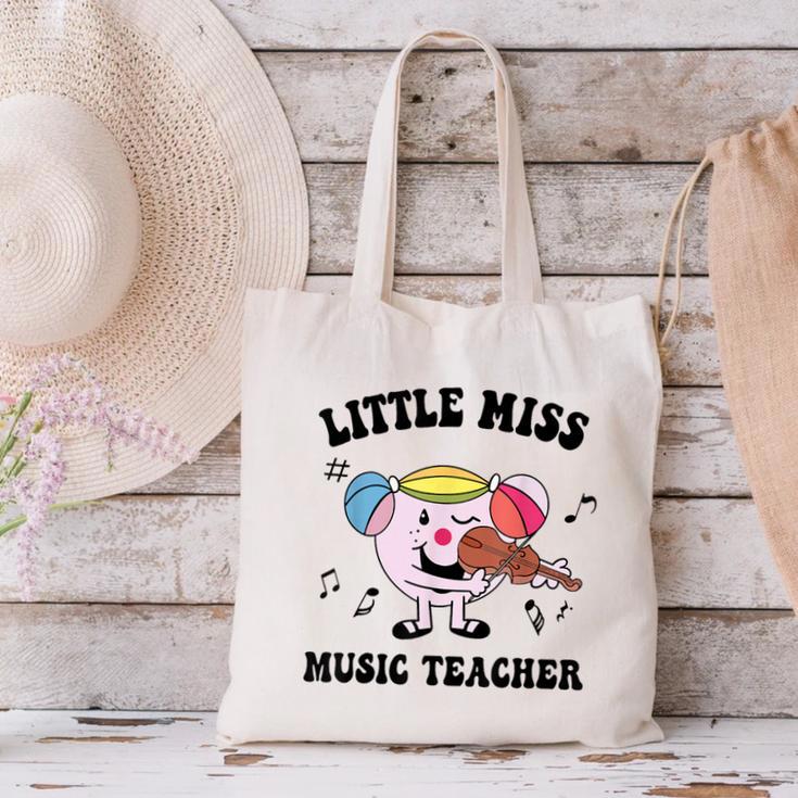 Little Miss Music Teacher Music Teacher Team Canvas Tote Bag, gift for family, gift for coworker Little Miss Music Teacher Music Teacher Team Canvas Tote Bag, gift for family, gift for coworker