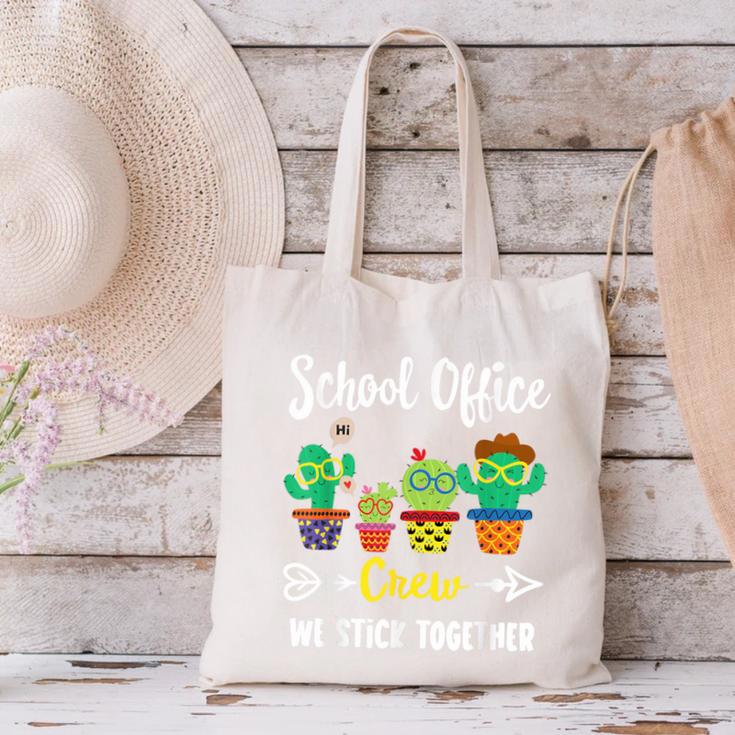 Matching Teacher Back To School School Office Crew Cactus Team School Office Squad Canvas Tote Bag, gift for family, gift for coworker Matching Teacher Back To School School Office Crew Cactus Team School Office Squad Canvas Tote Bag, gift for family, gift for coworker