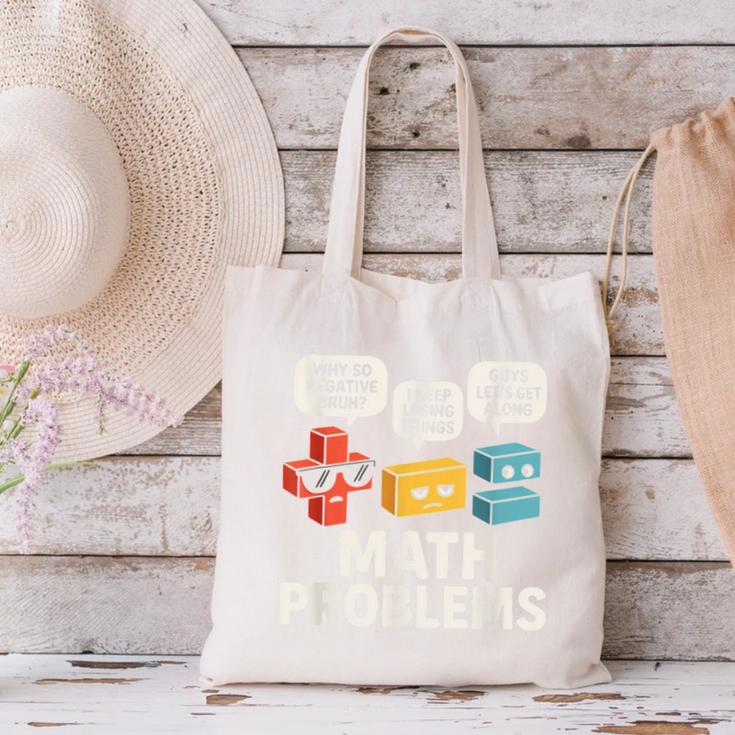 Math Problems Symbols Teacher Back To School Girl Boy Canvas Tote Bag, gift for family, gift for coworker Math Problems Symbols Teacher Back To School Girl Boy Canvas Tote Bag, gift for family, gift for coworker