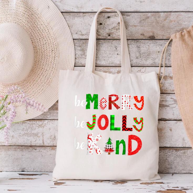 Be Merry Be Jolly Be Kind Merry Christmas Teacher Xmas Pjs Canvas Tote Bag, gift for family, gift for coworker Be Merry Be Jolly Be Kind Merry Christmas Teacher Xmas Pjs Canvas Tote Bag, gift for family, gift for coworker