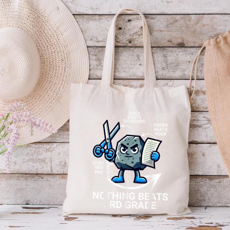 Nothing Beats 3rd Grade Back To School Kids Teachers Canvas Tote Bag, gift for family, gift for coworker Nothing Beats 3rd Grade Back To School Kids Teachers Canvas Tote Bag, gift for family, gift for coworker