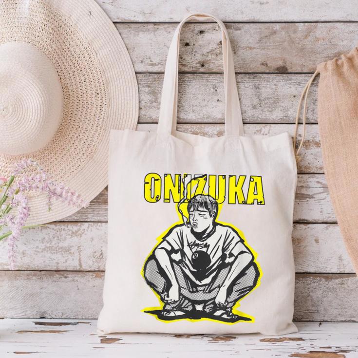 Onizuka Great Teacher Classic Anime Canvas Tote Bag, gift for family, gift for coworker Onizuka Great Teacher Classic Anime Canvas Tote Bag, gift for family, gift for coworker