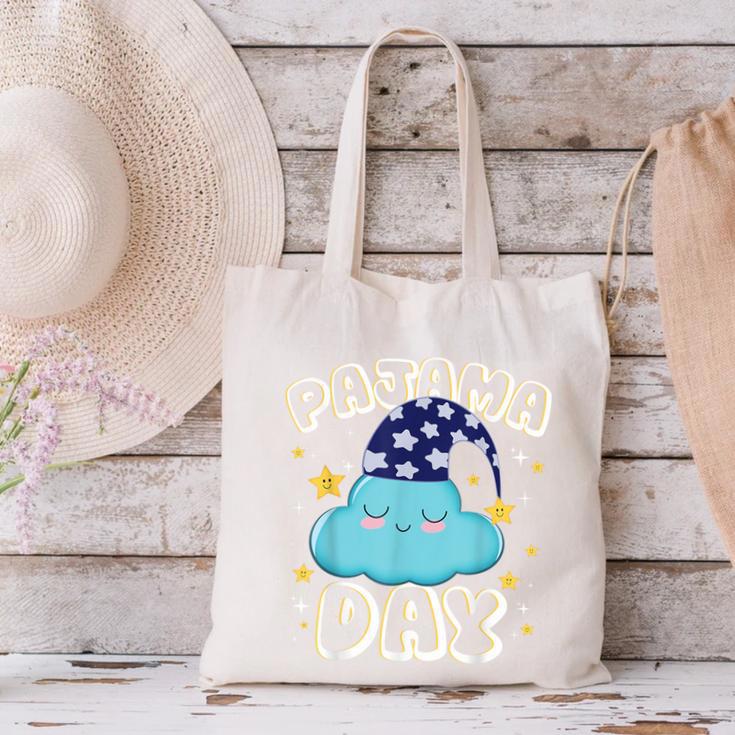 Pajama Day School Spirit Week Fun Cloud Teacher Student Canvas Tote Bag, gift for family, gift for coworker Pajama Day School Spirit Week Fun Cloud Teacher Student Canvas Tote Bag, gift for family, gift for coworker