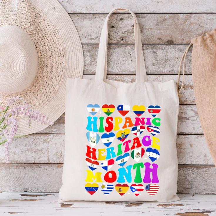 Hispanic Heritage Month 2025 Latino Puerto Rico Teacher Kids Canvas Tote Bag, gift for family, gift for coworker
