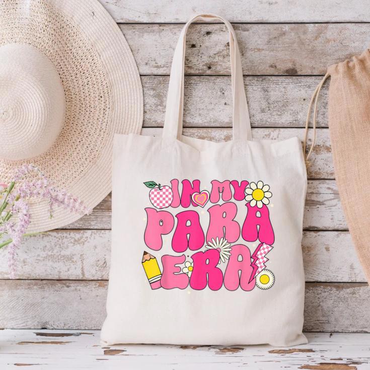 In My Para Era Teacher Back To School First Day Of School Canvas Tote Bag, gift for family, gift for coworker