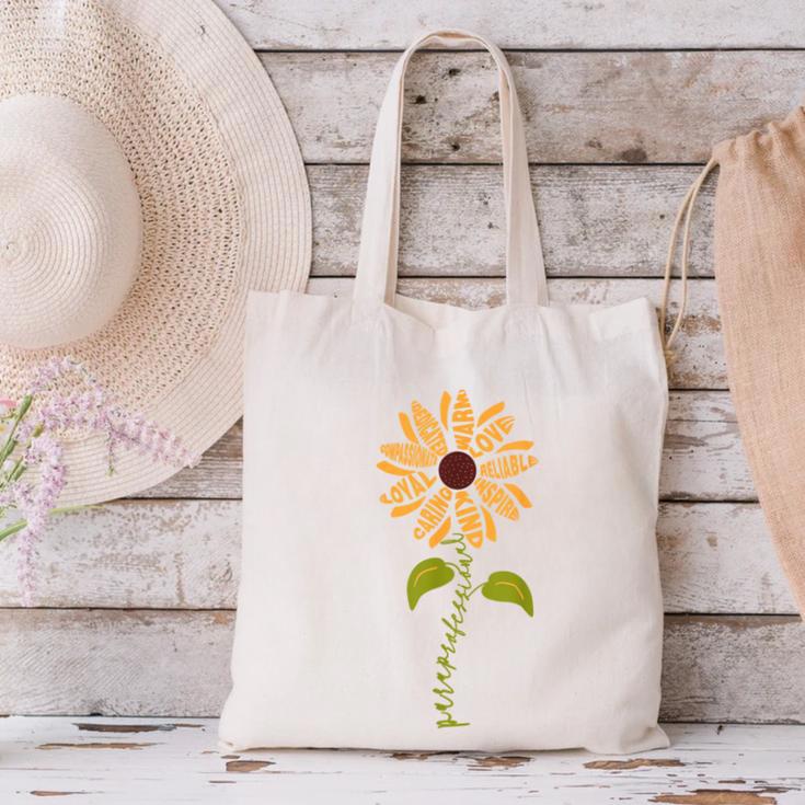 Paraprofessional Para Sunflower Teacher Back To School Canvas Tote Bag, gift for family, gift for coworker Paraprofessional Para Sunflower Teacher Back To School Canvas Tote Bag, gift for family, gift for coworker
