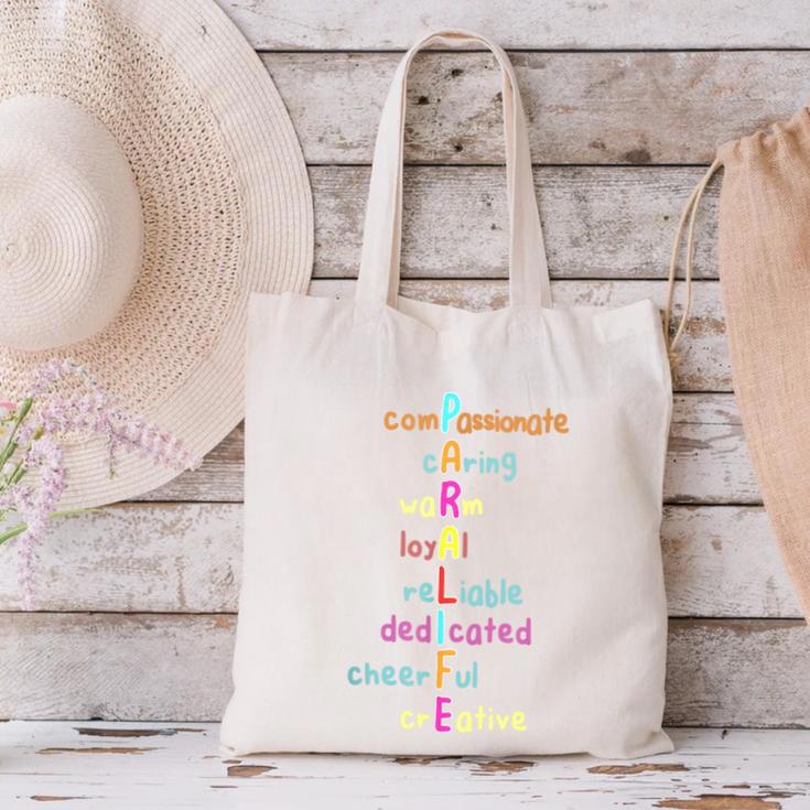 Paraprofessional Teacher Para Sped Ed Parapro Canvas Tote Bag, gift for family, gift for coworker