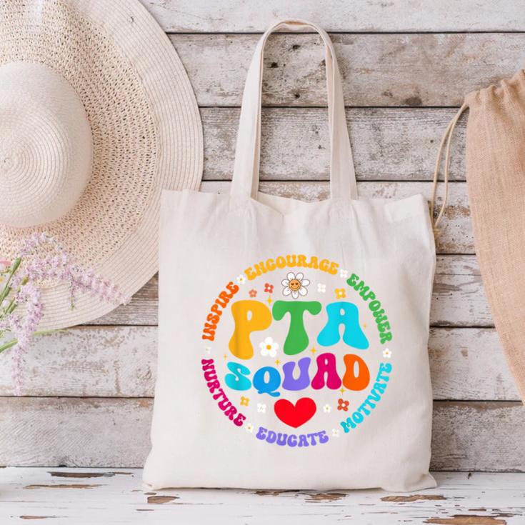 Parents Teacher Association Team Supporter PTA Squad For Men Women Girls Kids Canvas Tote Bag, gift for family, gift for coworker