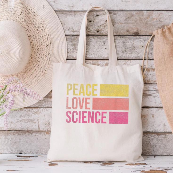 Peace Love Science Lovers Math Chemistry Teacher Canvas Tote Bag, Science Teacher Tote Bags, gift for family, gift for coworker Peace Love Science Lovers Math Chemistry Teacher Canvas Tote Bag, Science Teacher Tote Bags, gift for family, gift for coworker