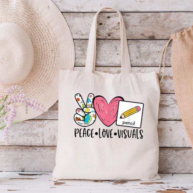 Peace Love Visuals Special Education Teacher Dream Team Canvas Tote Bag, gift for family, gift for coworker
