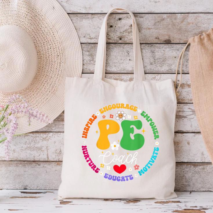 Physical Education PE Instructor Coach Teacher Gym Canvas Tote Bag, Pe Teacher Tote Bags, gift for family, gift for coworker