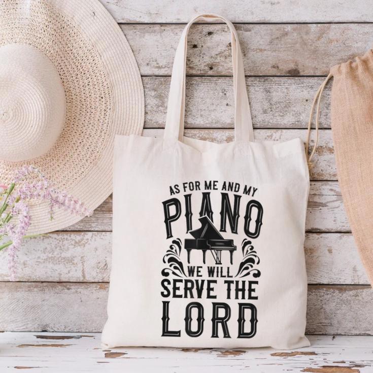 Piano Teacher Pianist Canvas Tote Bag, gift for family, gift for coworker Piano Teacher Pianist Canvas Tote Bag, gift for family, gift for coworker