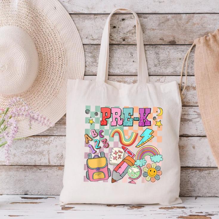 Pre K Back To School Teacher Student Men Women Kids Canvas Tote Bag, gift for family, gift for coworker Pre K Back To School Teacher Student Men Women Kids Canvas Tote Bag, gift for family, gift for coworker