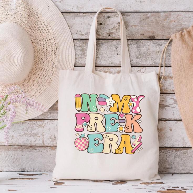 In My Pre-K Era Girl Back To School Cute PreSchool Teacher Canvas Tote Bag, gift for family, gift for coworker In My Pre-K Era Girl Back To School Cute PreSchool Teacher Canvas Tote Bag, gift for family, gift for coworker