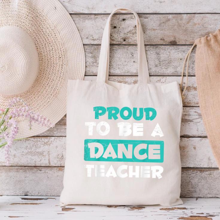 Proud Dance Instructor Choreographer Dance Teacher Canvas Tote Bag, gift for family, gift for coworker Proud Dance Instructor Choreographer Dance Teacher Canvas Tote Bag, gift for family, gift for coworker