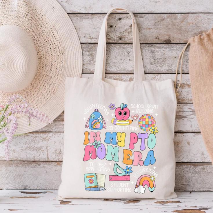 In My PTO Mom Parent Teacher Organization Back To School Canvas Tote Bag, gift for family, gift for coworker In My PTO Mom Parent Teacher Organization Back To School Canvas Tote Bag, gift for family, gift for coworker