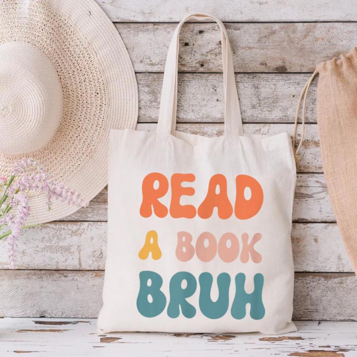 Read A Book Bruh English Teacher Reading Literature Canvas Tote Bag, English Teacher Tote Bags, gift for family, gift for coworker Read A Book Bruh English Teacher Reading Literature Canvas Tote Bag, English Teacher Tote Bags, gift for family, gift for coworker