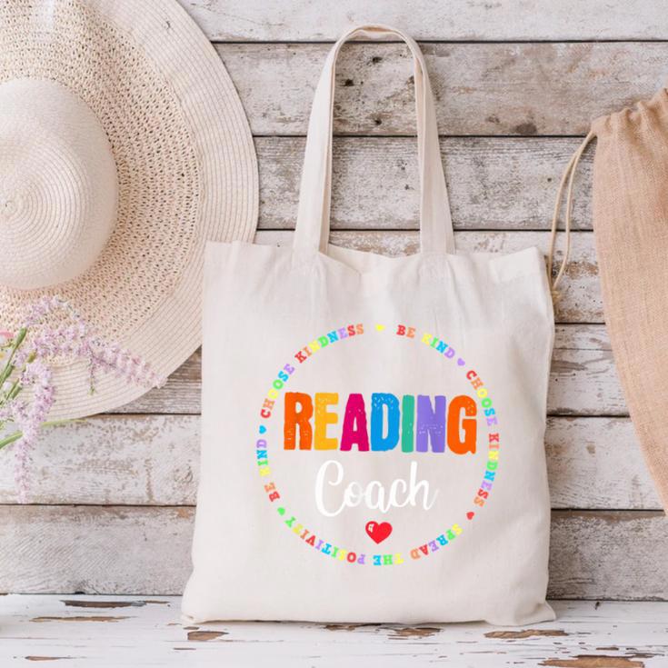 Reading Coach Teacher Interventionist Specialist Literacy Canvas Tote Bag, gift for family, gift for coworker Reading Coach Teacher Interventionist Specialist Literacy Canvas Tote Bag, gift for family, gift for coworker