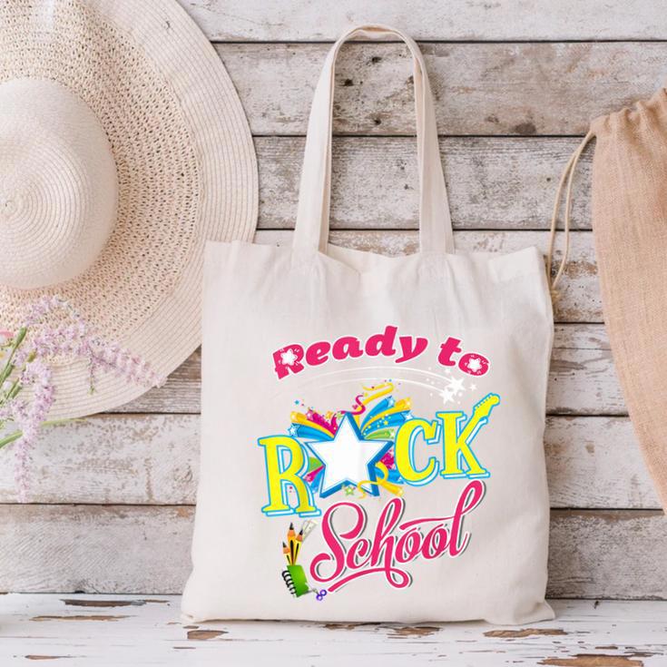 Ready To Rock School Shirt Students And Teachers Canvas Tote Bag, gift for family, gift for coworker Ready To Rock School Shirt Students And Teachers Canvas Tote Bag, gift for family, gift for coworker