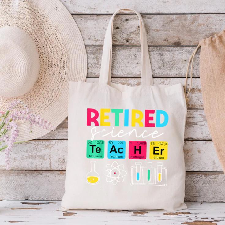 Retired Science Teacher Periodic Table Teacher Life Canvas Tote Bag, Science Teacher Tote Bags, gift for family, gift for coworker Retired Science Teacher Periodic Table Teacher Life Canvas Tote Bag, Science Teacher Tote Bags, gift for family, gift for coworker