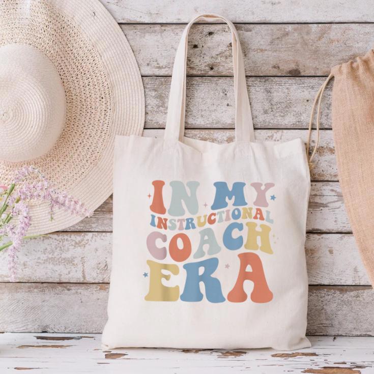 Retro Groovy In My Instructional Coach Era Teacher Canvas Tote Bag, Groovy Teacher Tote Bags, gift for family, gift for coworker Retro Groovy In My Instructional Coach Era Teacher Canvas Tote Bag, Groovy Teacher Tote Bags, gift for family, gift for coworker