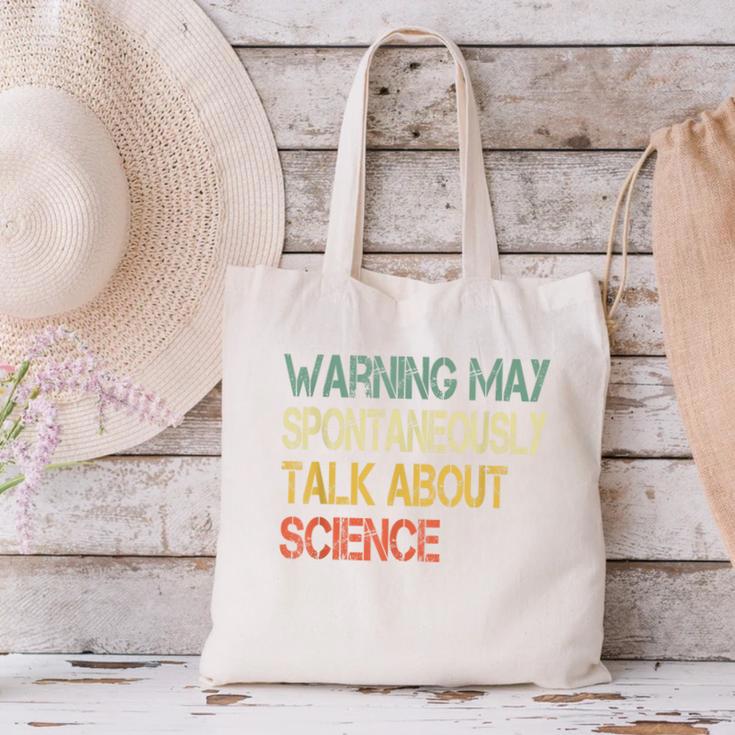 Retro Scientist Warning May Talk About Science Teacher Canvas Tote Bag, Science Teacher Tote Bags, gift for family, gift for coworker Retro Scientist Warning May Talk About Science Teacher Canvas Tote Bag, Science Teacher Tote Bags, gift for family, gift for coworker