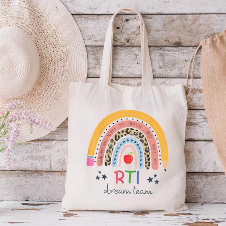 RTI Team RTI Teacher Rti Response To Intervention Teac Canvas Tote Bag, gift for family, gift for coworker RTI Team RTI Teacher Rti Response To Intervention Teac Canvas Tote Bag, gift for family, gift for coworker