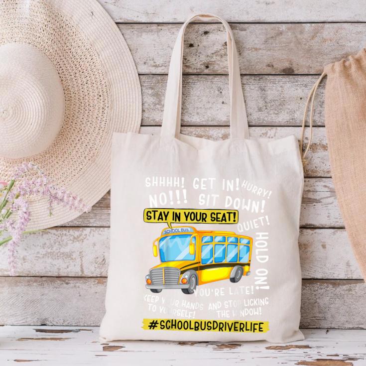 School Bus Driver Life Last Day Of School Teacher Kids Canvas Tote Bag, gift for family, gift for coworker