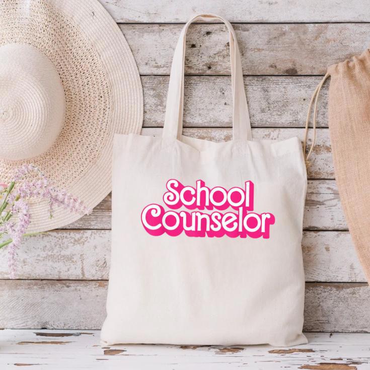 School Counselor Back To School Teacher Life Canvas Tote Bag, gift for family, gift for coworker