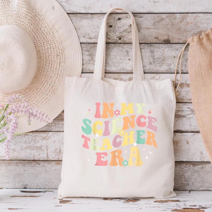 In My Science Teacher Era Retro Back To School STEM Teacher For Men Women Canvas Tote Bag, Science Teacher Tote Bags, gift for family, gift for coworker In My Science Teacher Era Retro Back To School STEM Teacher For Men Women Canvas Tote Bag, Science Teacher Tote Bags, gift for family, gift for coworker
