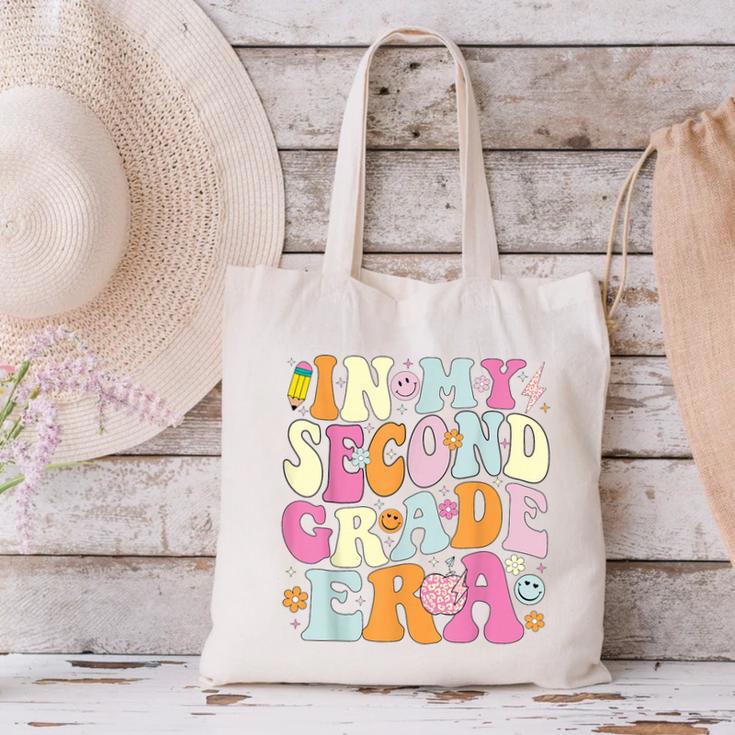 In My Second Grade Era 2nd Grade Girl Teacher Back To School Canvas Tote Bag, 2nd Grade Teacher Tote Bags, gift for family, gift for coworker In My Second Grade Era 2nd Grade Girl Teacher Back To School Canvas Tote Bag, 2nd Grade Teacher Tote Bags, gift for family, gift for coworker