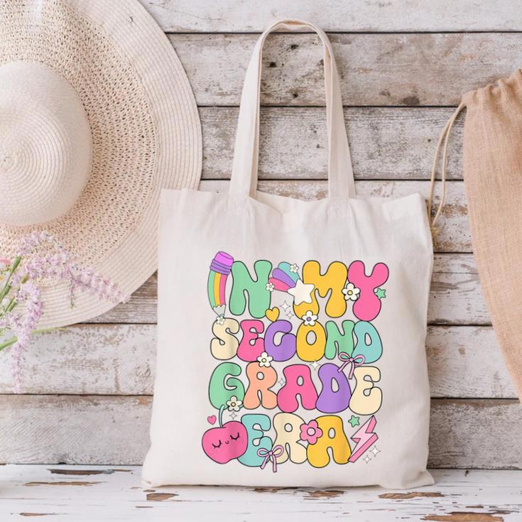 In My Second Grade Era Teachers Women Back To School Girls Canvas Tote Bag, gift for family, gift for coworker In My Second Grade Era Teachers Women Back To School Girls Canvas Tote Bag, gift for family, gift for coworker