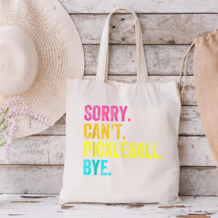 Sorry Can't Pickleball Bye Teacher Student Sport Canvas Tote Bag, gift for family, gift for coworker Sorry Can't Pickleball Bye Teacher Student Sport Canvas Tote Bag, gift for family, gift for coworker