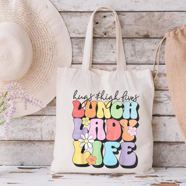 Soul Bleach Teacher Staff First Day Of School Last Hugs & High Fives Lunch Lady Vibes Blue Classic Fit Canvas Tote Bag, gift for family, gift for coworker Soul Bleach Teacher Staff First Day Of School Last Hugs & High Fives Lunch Lady Vibes Blue Classic Fit Canvas Tote Bag, gift for family, gift for coworker