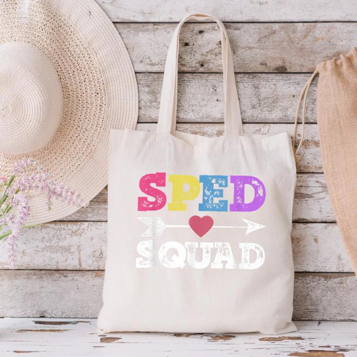 Special Education Squad Shirt SPED Squad Teacher's Day For Men Women Canvas Tote Bag, gift for family, gift for coworker