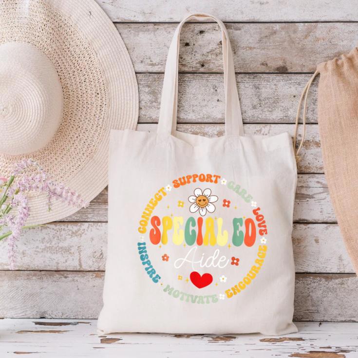 Special Education Teacher Special ED Aide Life SPED Canvas Tote Bag, gift for family, gift for coworker Special Education Teacher Special ED Aide Life SPED Canvas Tote Bag, gift for family, gift for coworker