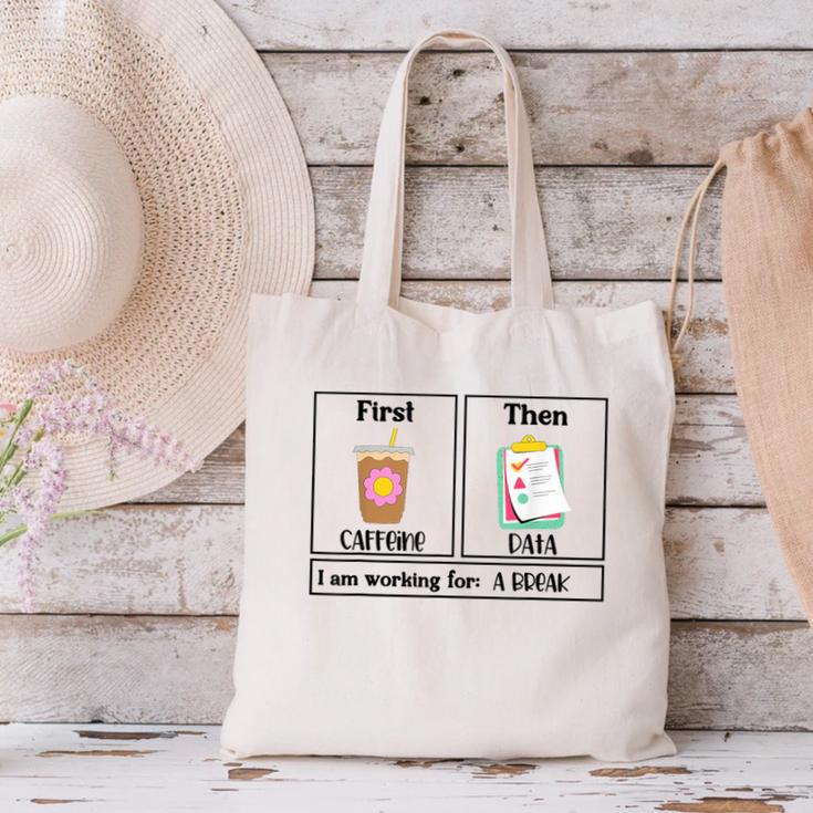 Special Education Teacher First Then Visual I Am Working For Men Women Girls Kids Canvas Tote Bag, gift for family, gift for coworker Special Education Teacher First Then Visual I Am Working For Men Women Girls Kids Canvas Tote Bag, gift for family, gift for coworker