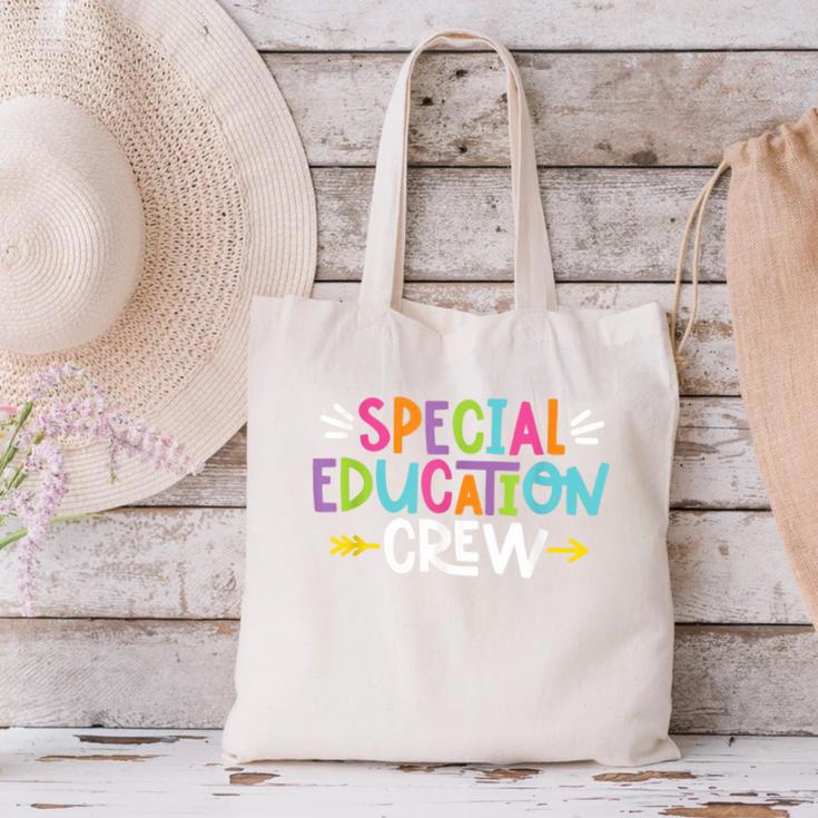 Special Educators Special Ed Teacher Special Education Crew Canvas Tote Bag, gift for family, gift for coworker