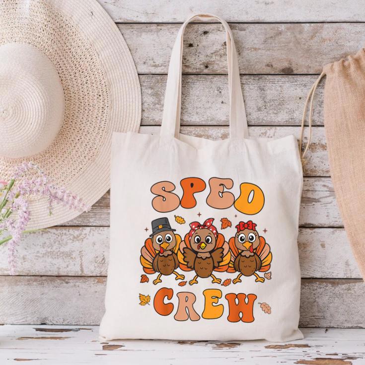 Sped Teacher Crew Thanksgiving Special Education Teacher Canvas Tote Bag, gift for family, gift for coworker Sped Teacher Crew Thanksgiving Special Education Teacher Canvas Tote Bag, gift for family, gift for coworker