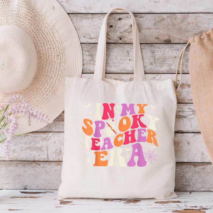 In My Spooky Teacher Era Halloween Teacher Back To School Canvas Tote Bag, gift for family, gift for coworker In My Spooky Teacher Era Halloween Teacher Back To School Canvas Tote Bag, gift for family, gift for coworker
